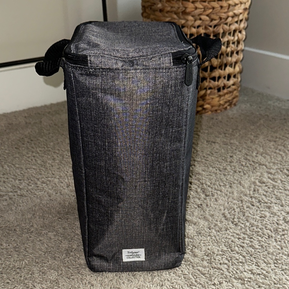thirty-one Black Fabric Zip-Top Insulated Storage Cube